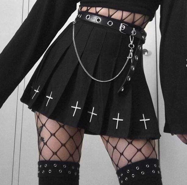 Trendy Aesthetic Grunge Skirt - Y2K Coquette Style for Unique Outfits