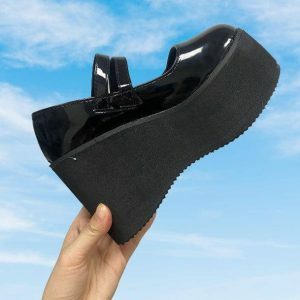 Trendy Aesthetic Platform Wedges for Y2K and Coquette Styles