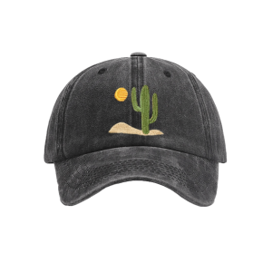 Trendy Cactus Baseball Cap - Y2K Aesthetic & Coquette Style Essential