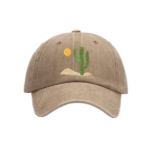 Trendy Cactus Baseball Cap - Y2K Aesthetic & Coquette Style Essential