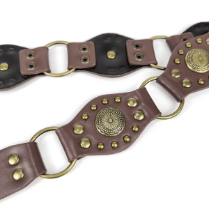 Trendy Cowgirl Buckle Belt for Y2K Aesthetic & Coquette Style Outfits