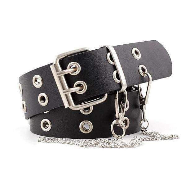 Trendy Double Hole Belt for Y2K & Coquette Aesthetic Outfits