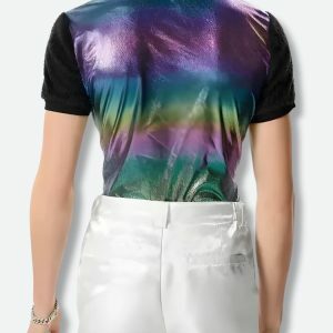 Trendy Hologram Top: Y2K Aesthetic Clothing for Unique Styles