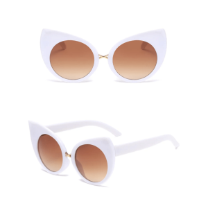 Trendy Oversized Kitty Sunglasses for Y2K and Aesthetic Outfits