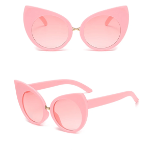 Trendy Oversized Kitty Sunglasses for Y2K and Aesthetic Outfits