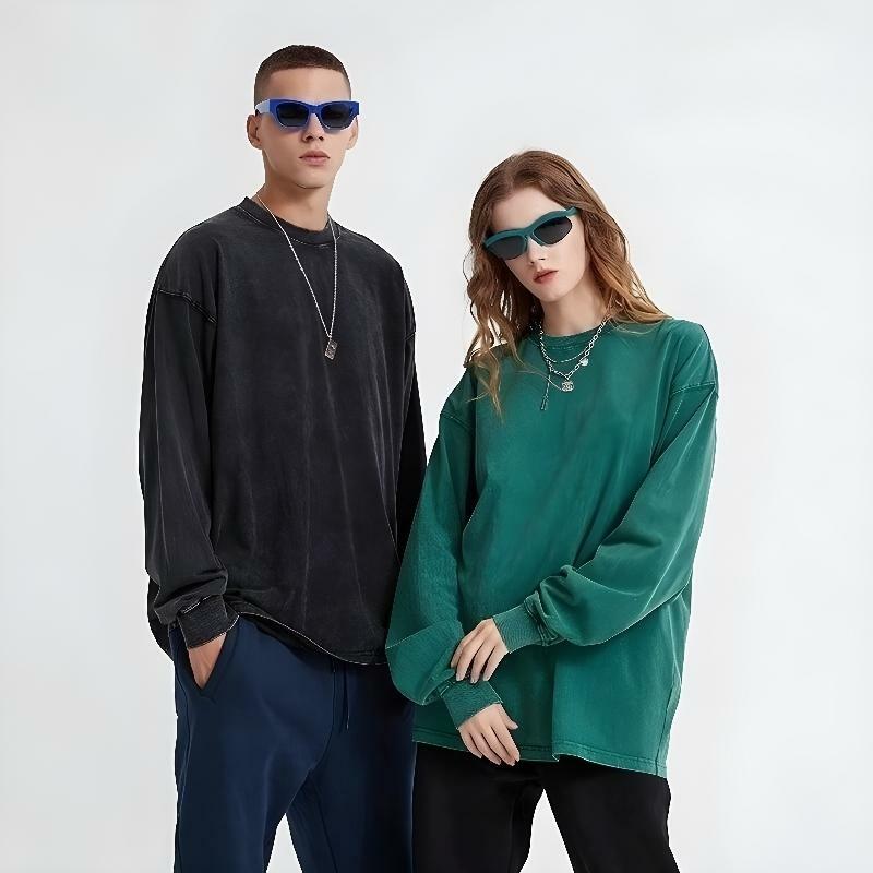 Trendy Oversized Washed Basic Tee - Y2K Aesthetic Clothing Essential