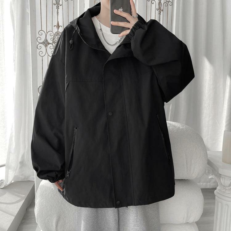 Trendy Oversized Windbreaker Jacket - Y2K Aesthetic & Coquette Style