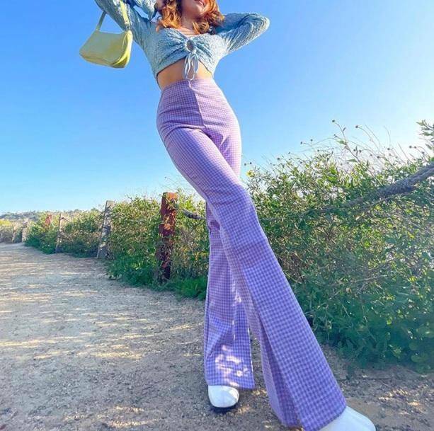 Trendy Purple Y2K Pants - Aesthetic Coquette Style for Unique Looks