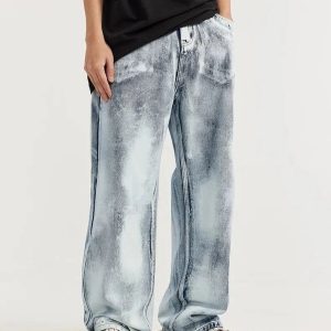 Trendy Y2K Acid Wash Jeans: Aesthetic Styles for Every Outfit