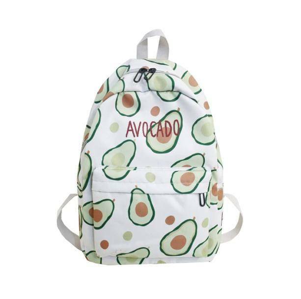 Trendy Y2K Aesthetic Avocado Backpack for Coquette and Soft Girl Styles