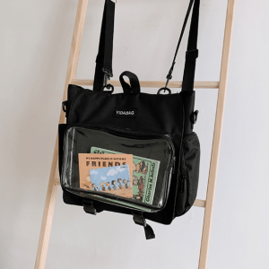 Trendy Y2K Aesthetic Transparent Pocket Backpack for Unique Styles