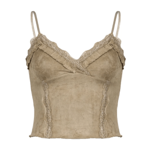 Trendy Y2K Coquette Aesthetic Crop Top - Soft Girl Style