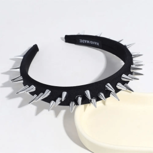 Trendy Y2K Coquette Aesthetic Spiky Headband for Unique Outfits