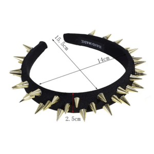 Trendy Y2K Coquette Aesthetic Spiky Headband for Unique Outfits