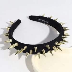 Trendy Y2K Coquette Aesthetic Spiky Headband for Unique Outfits