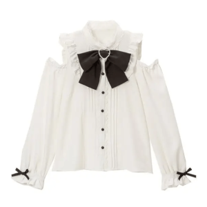 Trendy Y2K Coquette Blouse - Aesthetic Kawaii Style Top