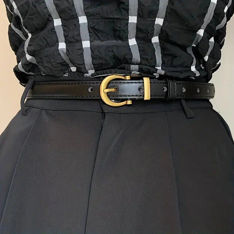 Trendy Y2K Coquette Clothing: Aesthetic Skinny Belt for Stylish Outfits