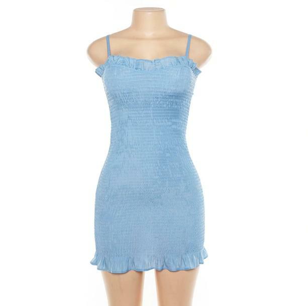 Trendy Y2K Coquette Summer Club Dress - Aesthetic Fashion Outfit