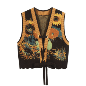 Trendy Y2K Coquette Vest Top - Aesthetic Clothing for Unique Styles