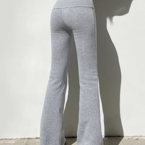 Trendy Y2K Flare Sweatpants: Coquette Aesthetic & Colorful Styles