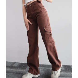 Trendy Y2K High Waist Cargo Pants for Aesthetic Outfits & Styles