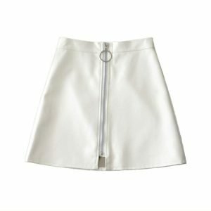 Trendy Y2K High Waist Mini Skirt - Coquette Aesthetic Fashion Piece