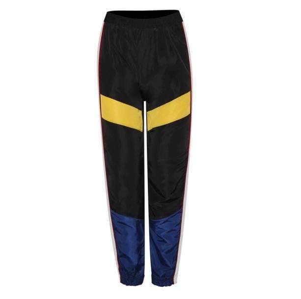 Trendy Y2K High Waist Patchwork Pants for Aesthetic Outfits