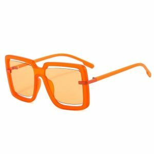 Trendy Y2K Oversized Square Retro Glasses for Aesthetic Outfits