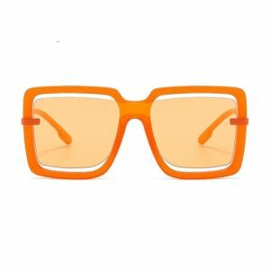 Trendy Y2K Oversized Square Retro Glasses for Aesthetic Outfits