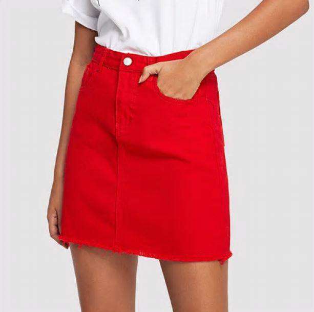 Trendy Y2K Red Mini Skirt - Coquette Aesthetic Clothing for Stylish Outfits