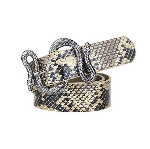 Trendy Y2K Snake Buckle Belt for Coquette and Aesthetic Outfits