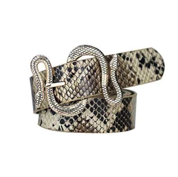 Trendy Y2K Snake Buckle Belt for Coquette and Aesthetic Outfits