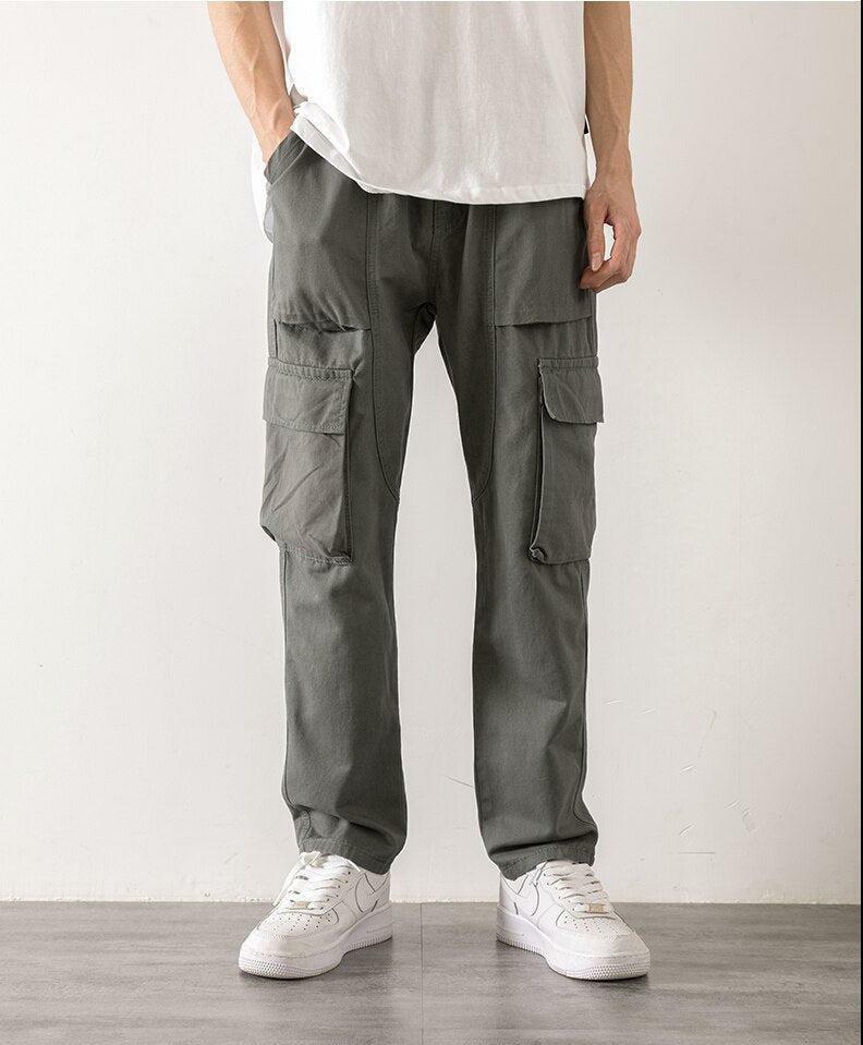 Trendy Y2K Straight Leg Cargo Pants for Aesthetic Outfits & Styles