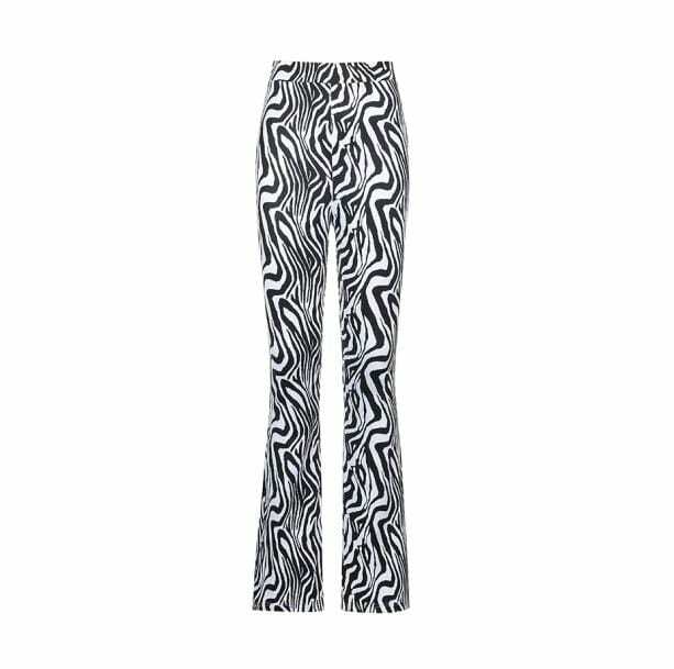 Trendy Y2K Zebra Pants - Aesthetic Coquette Style for Unique Outfits