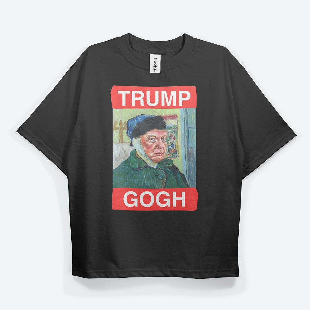 Tr*mp Gogh' Tee - Y2K Aesthetic Graphic Shirt for Unique Style Lovers