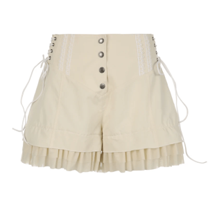 Vintage Coquette Aesthetic Shorts - Y2K Style for Trendy Outfits