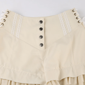 Vintage Coquette Aesthetic Shorts - Y2K Style for Trendy Outfits