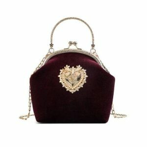 Vintage Queen Crossbody Bag - Y2K Aesthetic & Coquette Style Essential