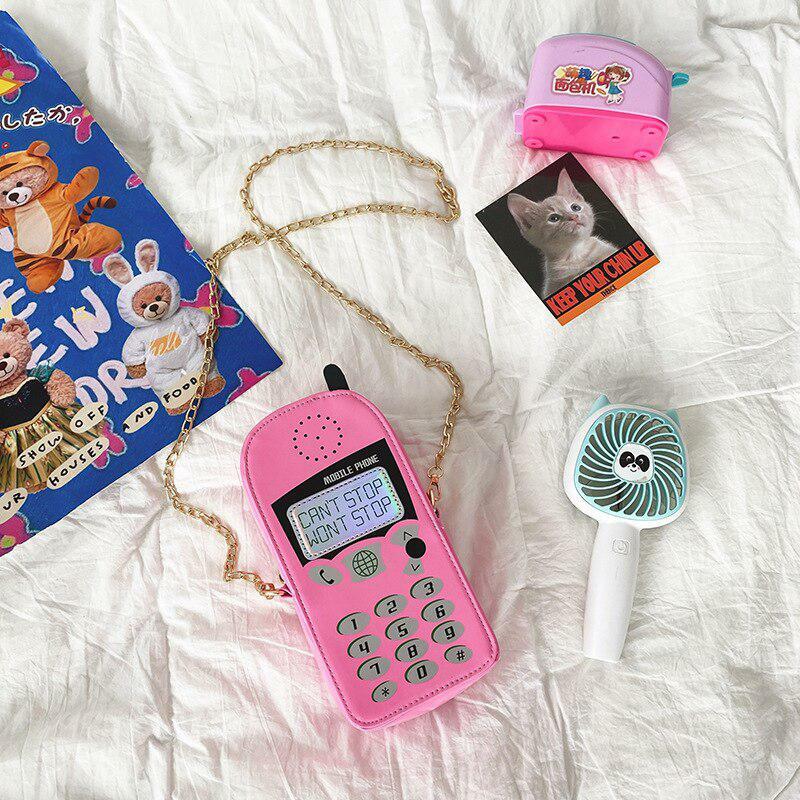 Weirdcore Retro Mobile Phone Handbag - Y2K Aesthetic Accessory