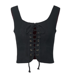 Y2K Aesthetic Goblincore Vest - Unique Coquette & Goth Style Clothing