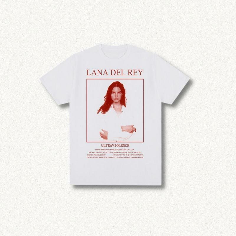 Y2K Aesthetic Lana Del Rey Tee - Coquette Style Graphic Top