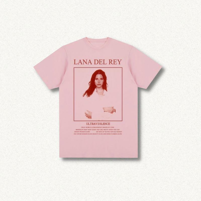 Y2K Aesthetic Lana Del Rey Tee - Coquette Style Graphic Top