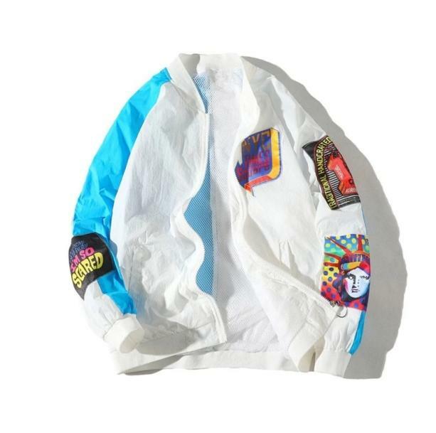 Y2K Aesthetic Windbreaker: Trendy Coquette Style for Unique Outfits