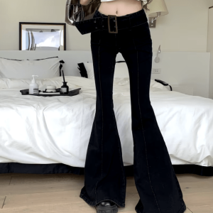 Y2K Bell Bottoms: Trendy Coquette Aesthetic Pants for Unique Styles