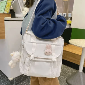 Y2K Coquette Aesthetic Backpack - Cute Kawaii School Bag for Trendy Looks