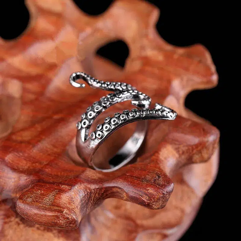 Y2K Coquette Aesthetic Octopus Ring - Trendy Jewelry for Unique Styles