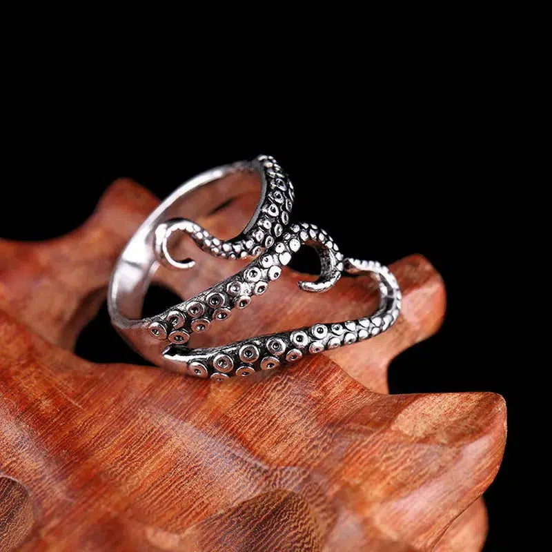 Y2K Coquette Aesthetic Octopus Ring - Trendy Jewelry for Unique Styles