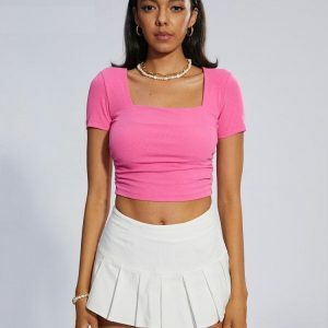 Y2K Coquette Crop Top - Trendy Aesthetic Apparel for Unique Styles