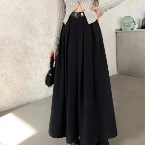 Y2K Coquette Midi Skirt - Aesthetic Clothing for Trendy Styles