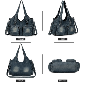 Y2K Denim Bag: Trendy Coquette Aesthetic for Fashion-Forward Looks